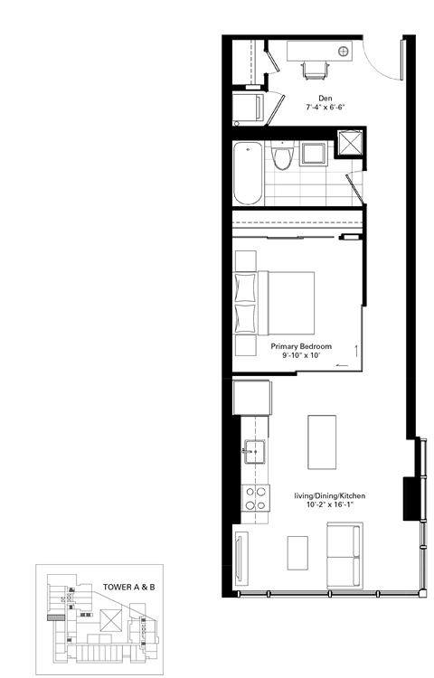 1100 King Street West Studio-3 Beds Apartment for Rent - Photo Gallery 63